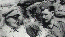 Hermann Gring  (links) in amerikanischer Gefangenschaft